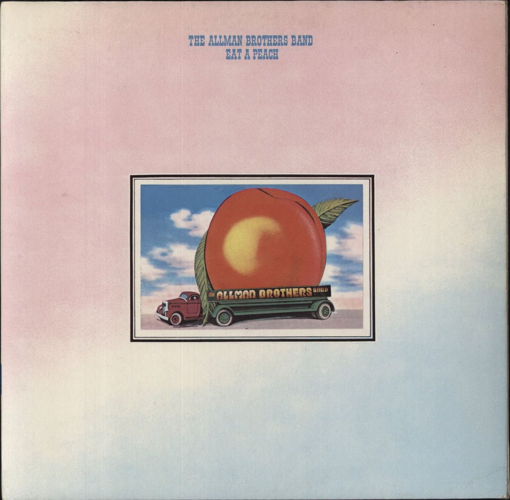 Allman Brothers Band Eat A Peach German 2-LP vinyl record set (Double LP Album) CAP67501