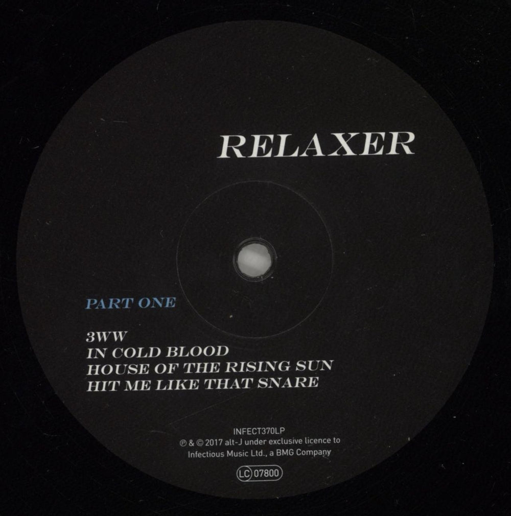 Alt-J Relaxer UK vinyl LP album (LP record) G93LPRE694368