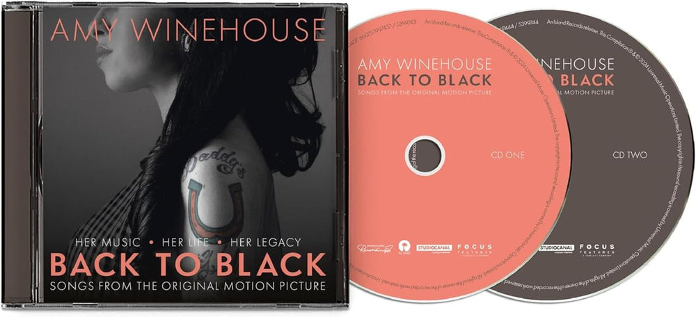 Amy Winehouse Back To Black: Songs From The Original Motion Picture - Sealed UK 2 CD album set (Double CD) 5399742