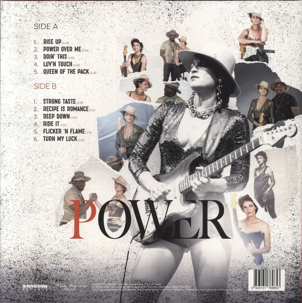 Ana Popovic Power US vinyl LP album (LP record) 643131769653