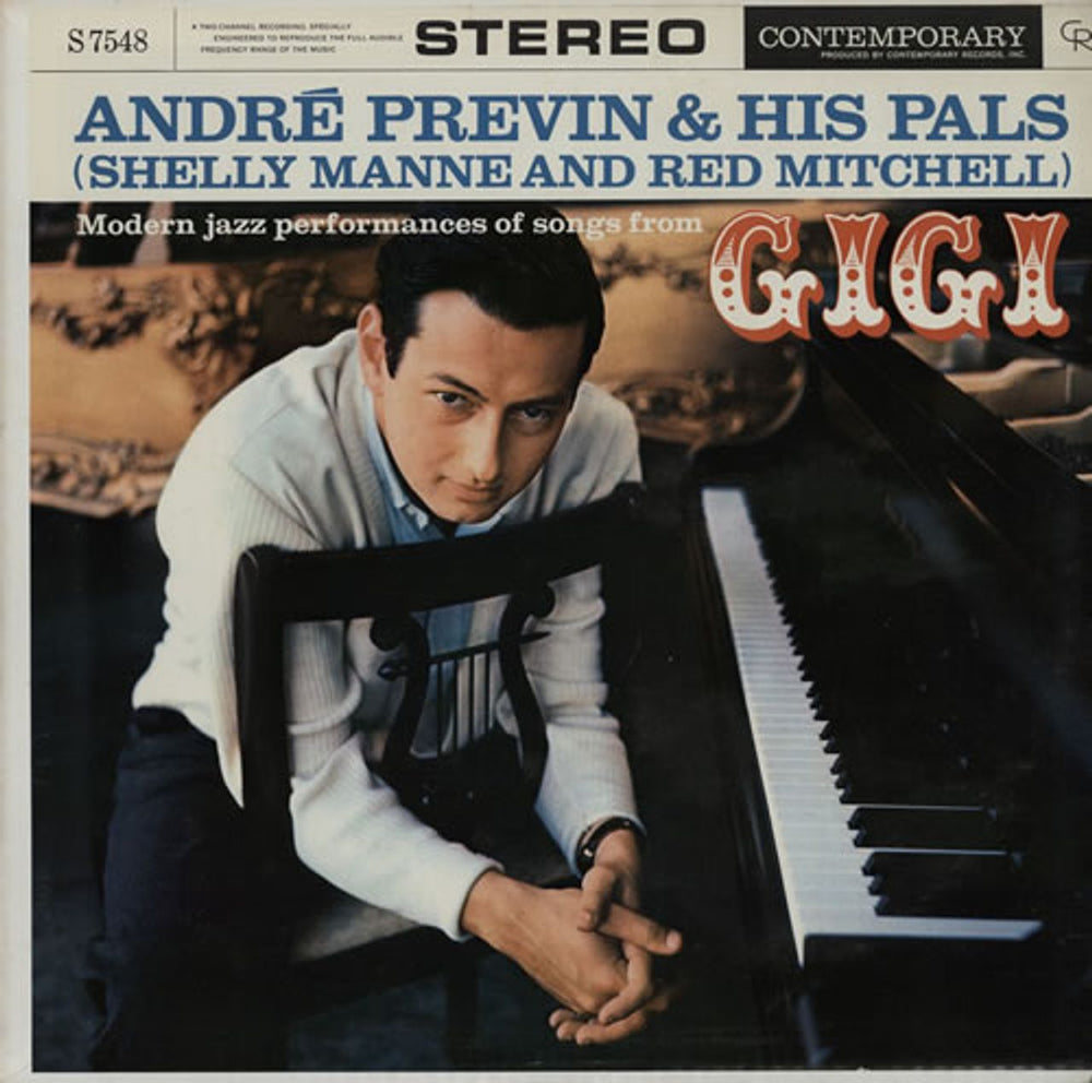 André Previn Gigi US vinyl LP album (LP record) S7548