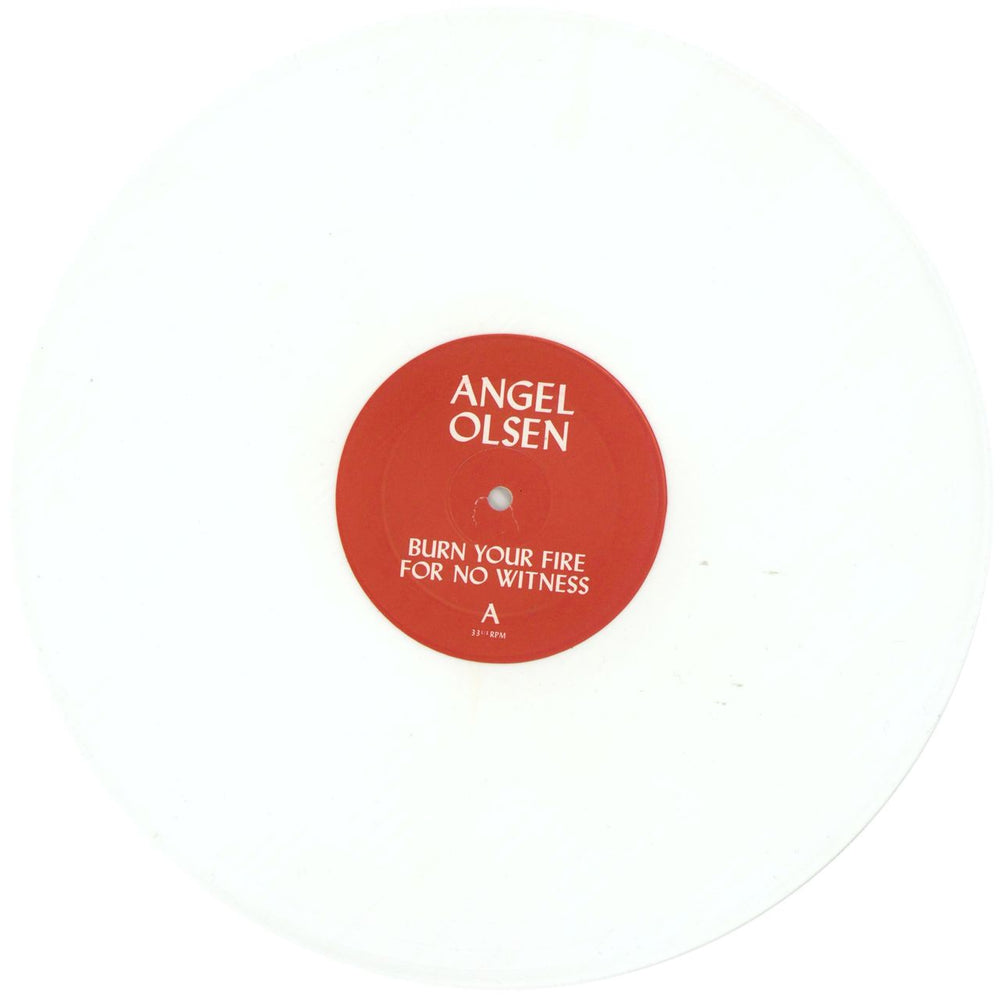 Angel Olsen Burn Your Fire For No Witness - White Vinyl + 7" US vinyl LP album (LP record) O4LLPBU865053