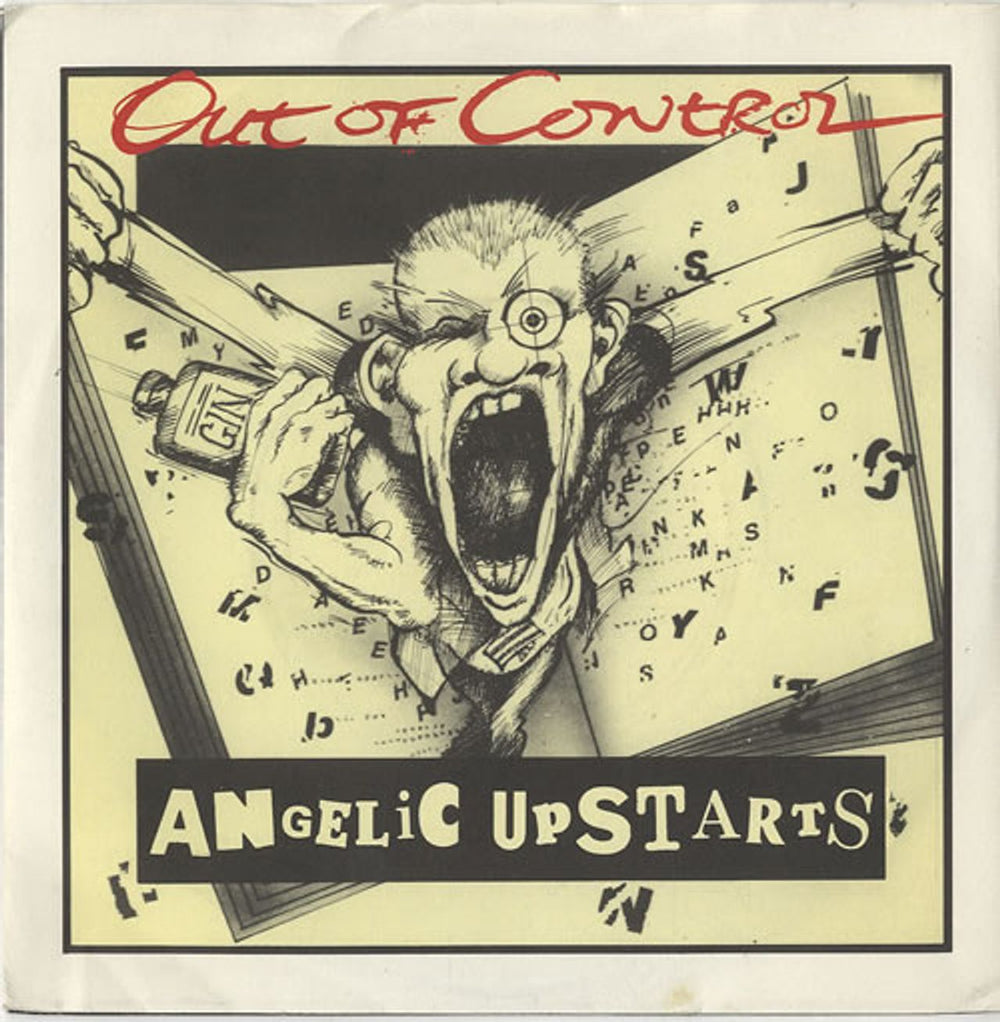 Angelic Upstarts Out Of Control UK 7" vinyl single (7 inch record / 45) K17558