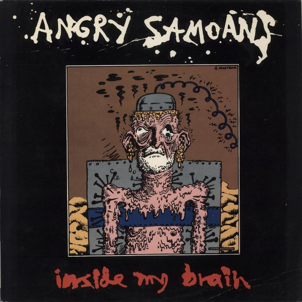 Angry Samoans Inside My Brain US vinyl LP album (LP record) 51033-1