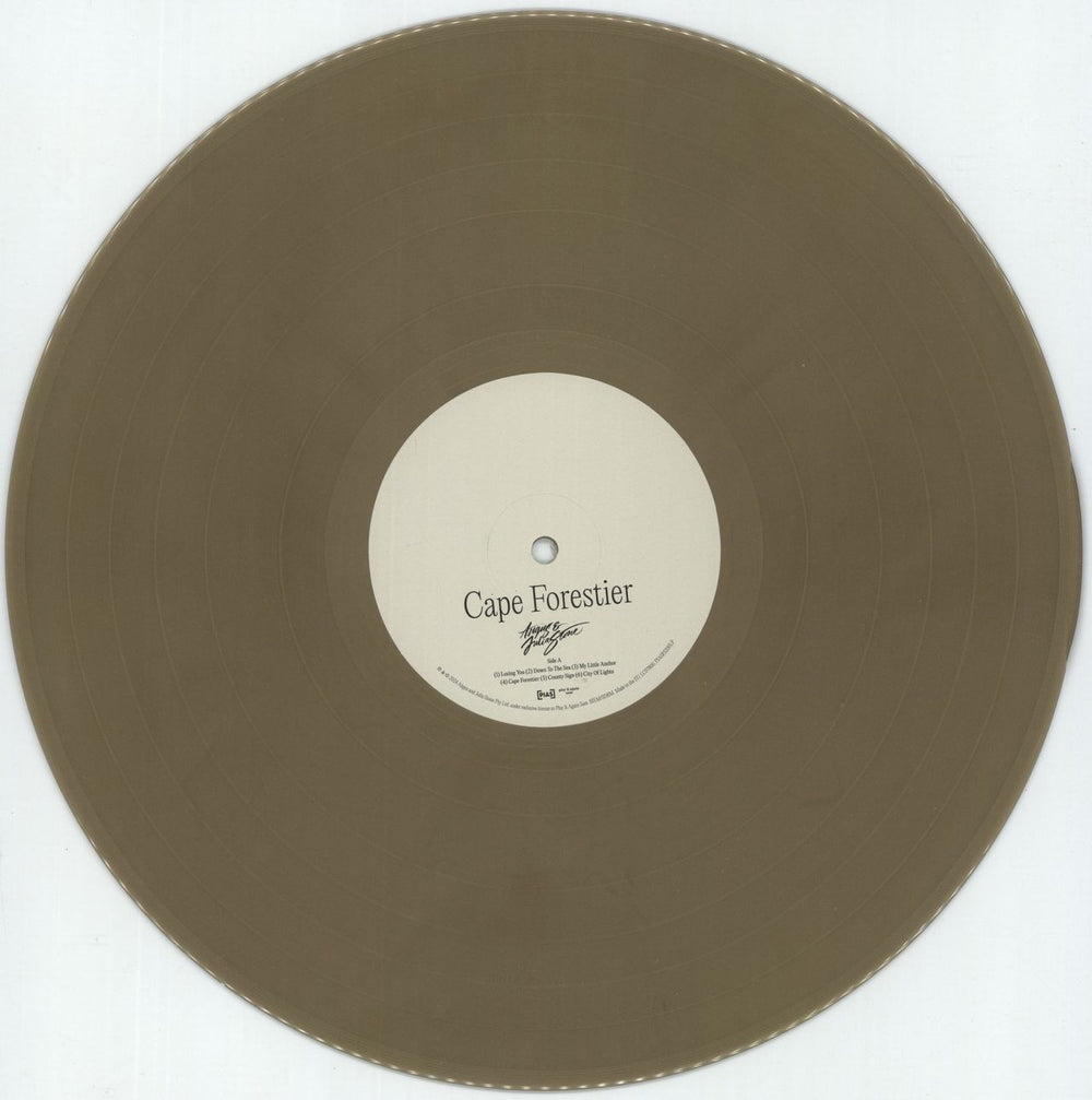 Angus & Julia Stone Cape Forestier - 180gm Gold Vinyl UK vinyl LP album (LP record) AJTLPCA876449