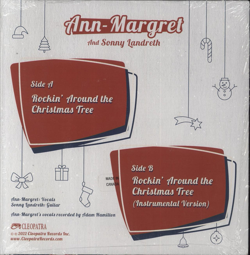 Ann-Margret Rockin' Around The Christmas Tree - Red Vinyl US 7" vinyl single (7 inch record / 45) 889466312748