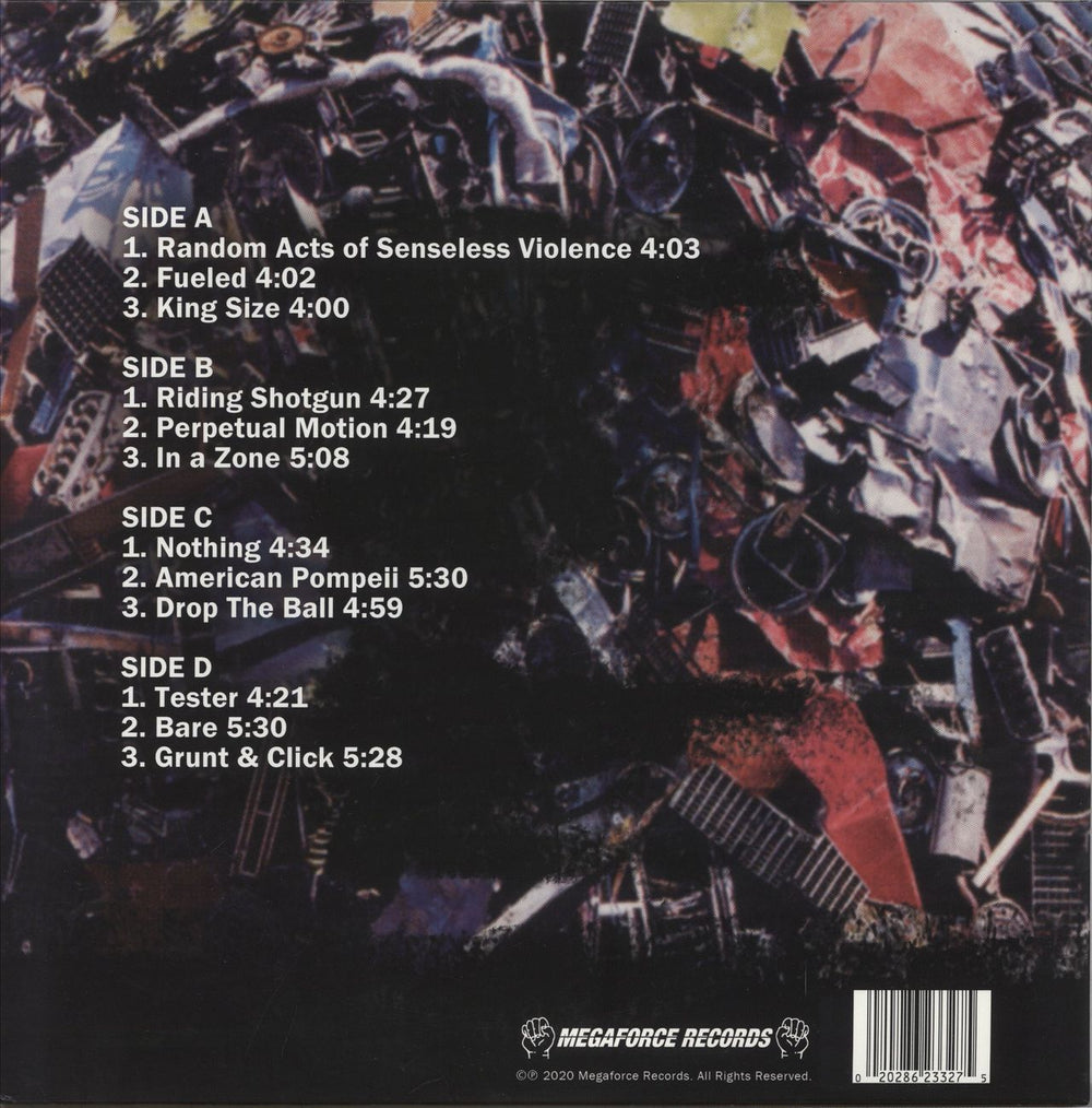 Anthrax Stomp 442 - Blue Opaque Vinyl US 2-LP vinyl record set (Double LP Album) 020286233275