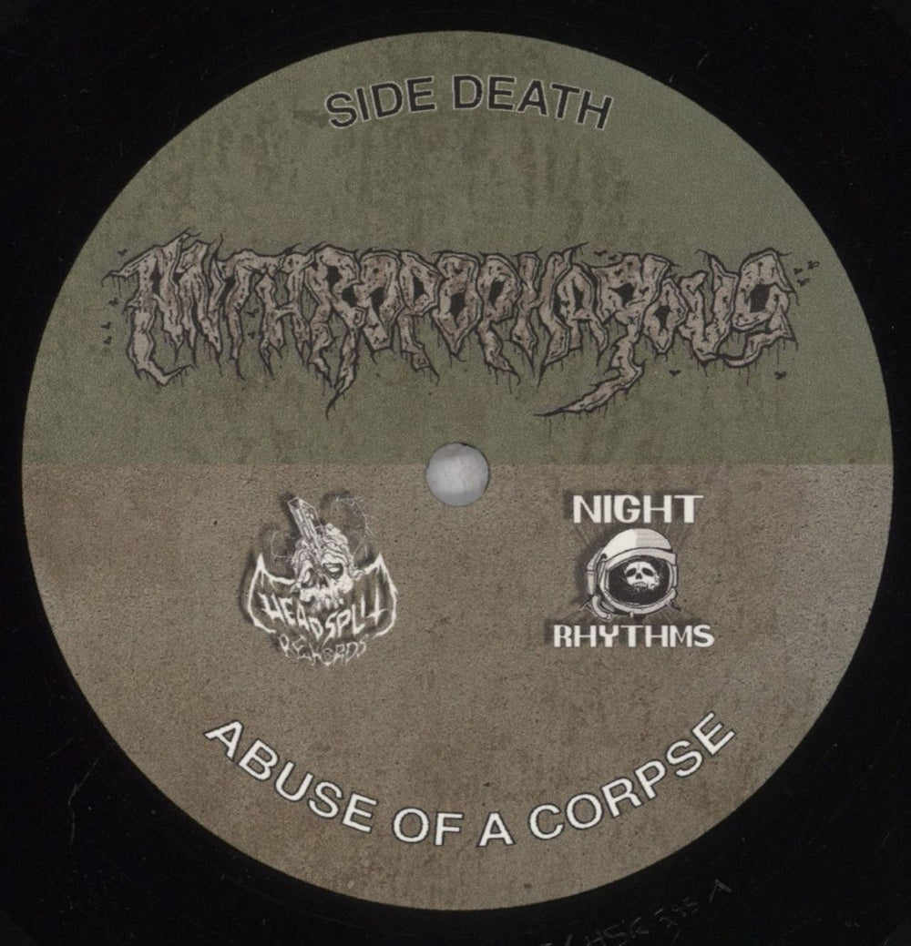 Anthropophagous Abuse Of A Corpse - Black Vinyl US vinyl LP album (LP record) 689LPAB838636