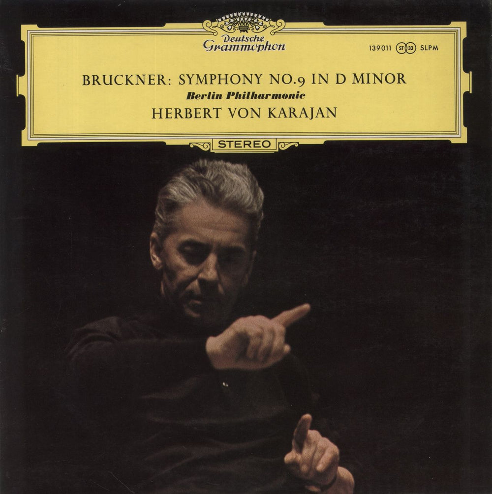 Anton Bruckner Bruckner: Symphonie Nr. 9 D-moll UK vinyl LP album (LP record) 139011