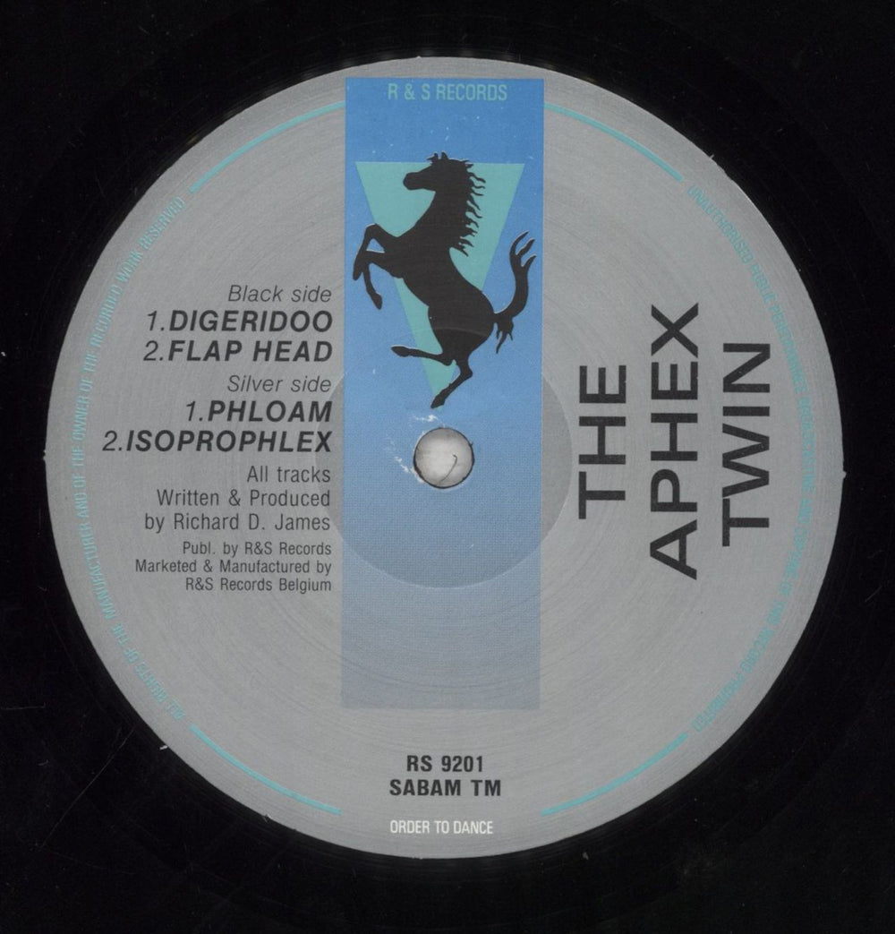 Aphex Twin Digeridoo - 1st Belgian 12" vinyl single (12 inch record / Maxi-single) APH12DI366999