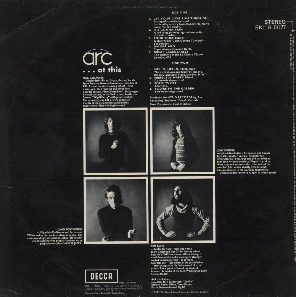 Arc ... At This UK vinyl LP album (LP record)