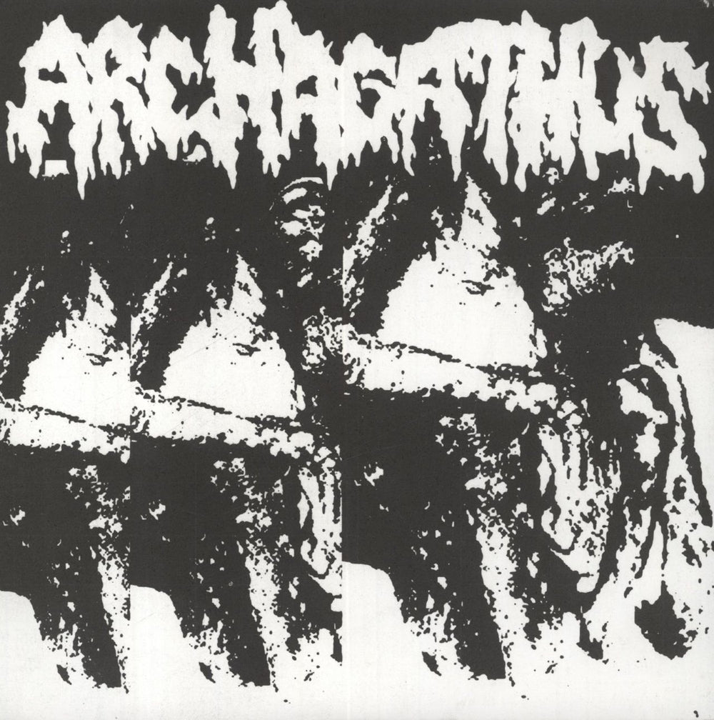 Archagathus Live Murder / Archagathus - Grey Semitranslucent Vinyl Brazilian 7" vinyl single (7 inch record / 45)