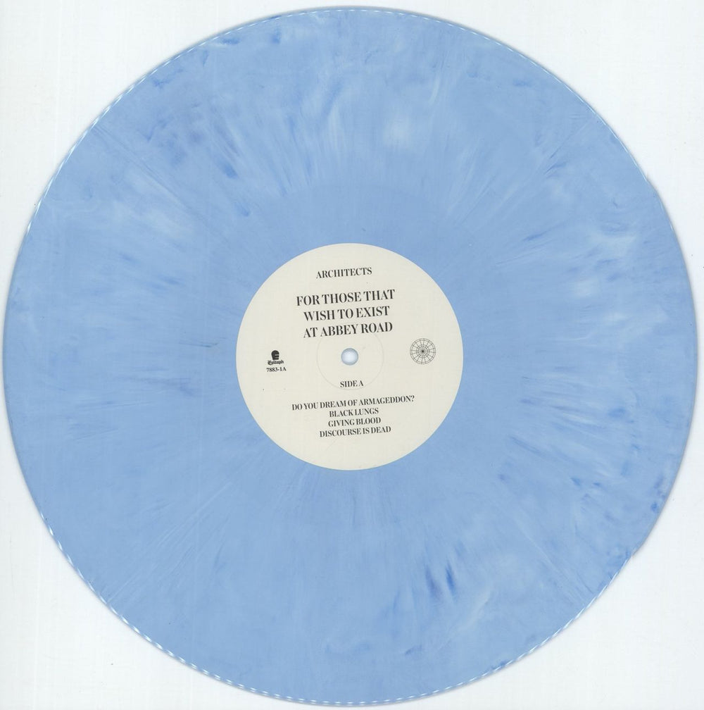 Architects For Those That Wish To Exist At Abbey Road - Blue Vinyl UK 2-LP vinyl record set (Double LP Album) 07C2LFO879486