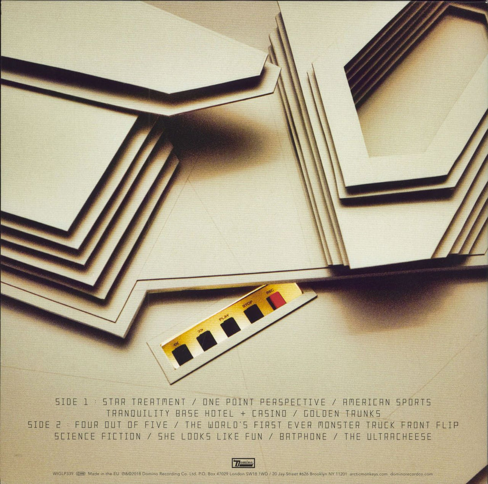 Arctic Monkeys Tranquility Base Hotel + Casino - Silver Vinyl UK vinyl LP album (LP record) 887828033959