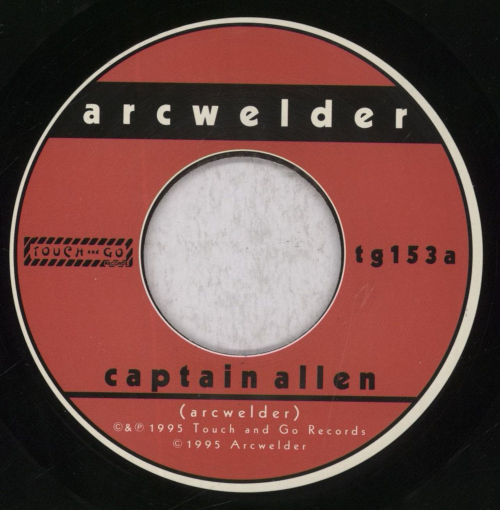 Arcwelder Captain Allen / White Elephant US 7" vinyl single (7 inch record / 45) R.C07CA837804