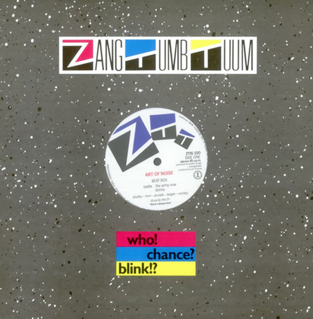 Art Of Noise Into Battle UK 12" vinyl single (12 inch record / Maxi-single) ZTIS100