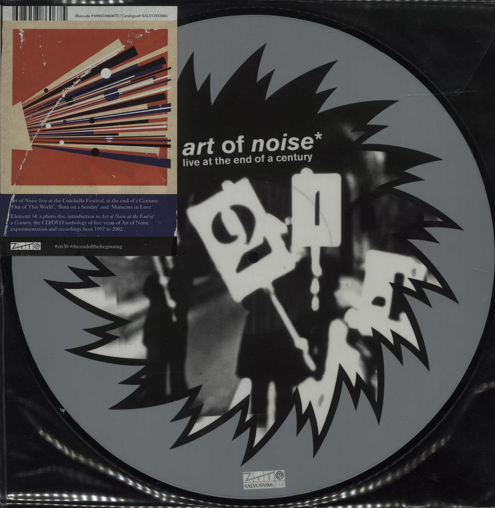 Art Of Noise Live At The End Of A Century UK 12" vinyl picture disc (12 inch picture record) SALVOSV006