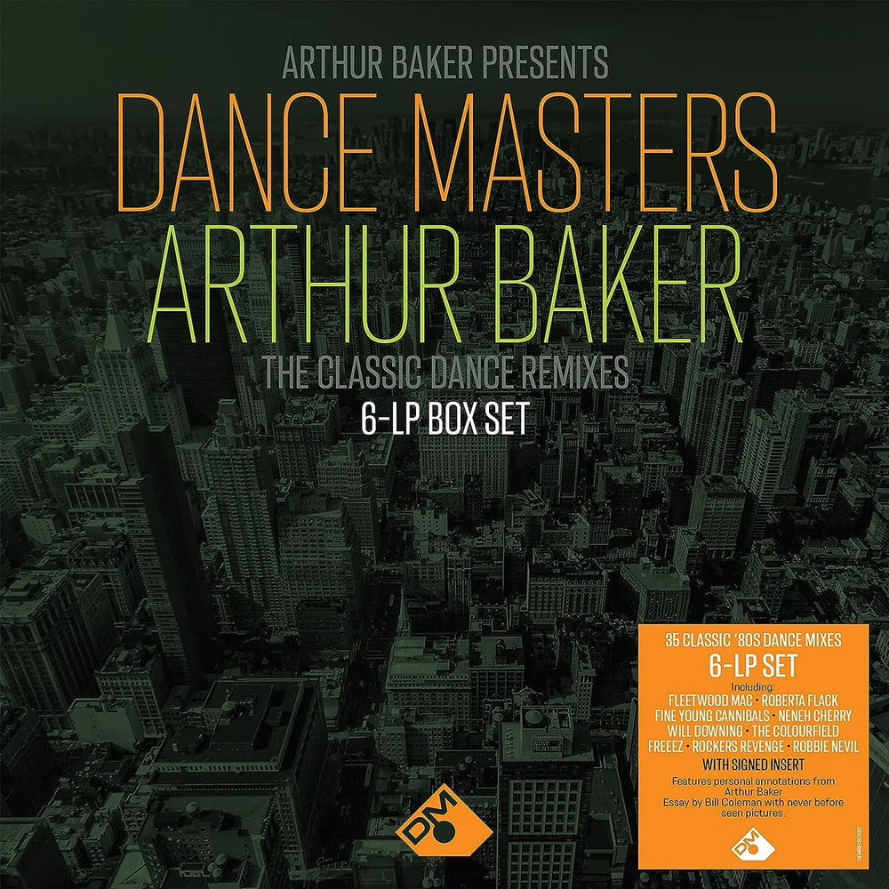 Arthur Baker Dance Masters Arthur Baker - Signed Edition 6-LP Box Set - Sealed UK Vinyl Box Set DEMRECBOX82