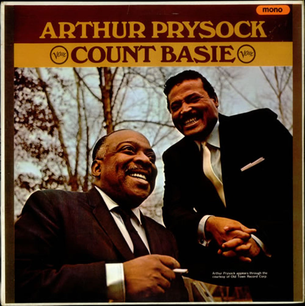 Arthur Prysock Arthur Prysock - Count Basie UK vinyl LP album (LP record) VLP9130