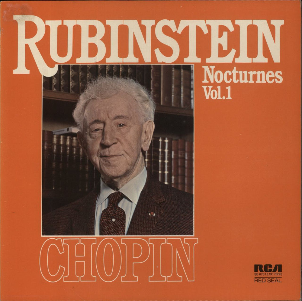 Artur Rubinstein Chopin: Nocturnes Vol. 1 - 2nd UK vinyl LP album (LP record) SB6731