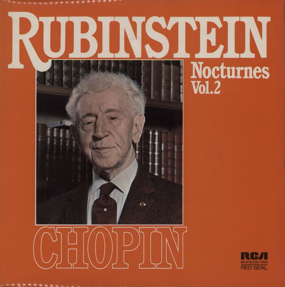 Artur Rubinstein Chopin Nocturnes Vol. 2 - 1st UK vinyl LP album (LP record) SB6732