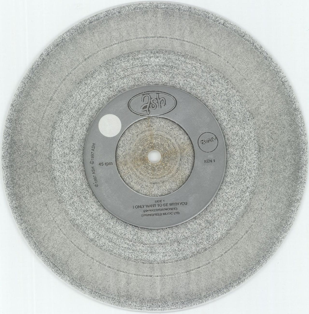 Ash I Only Want To Be With You (Barbie 7") - EX UK 7" vinyl single (7 inch record / 45) A-S07IO865742