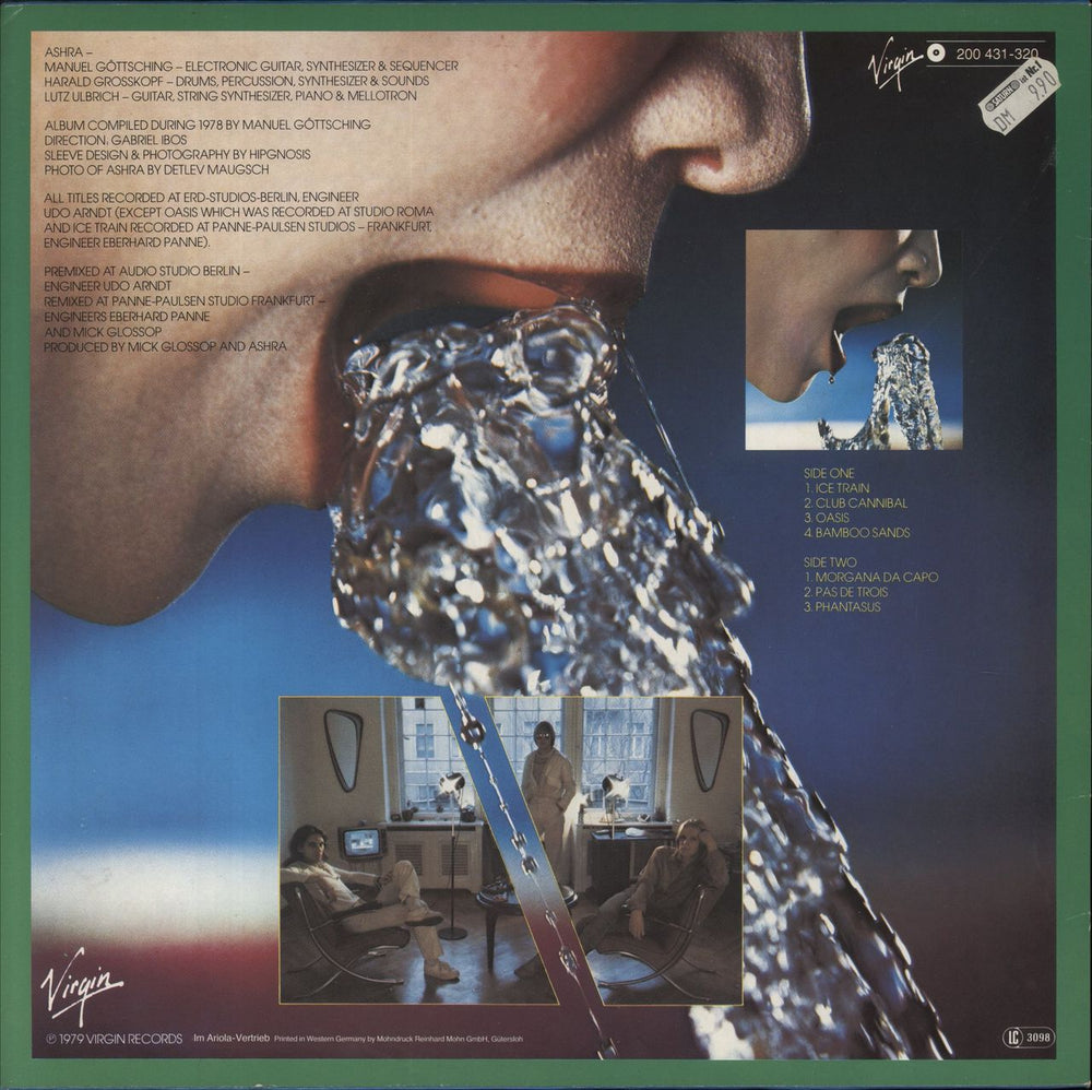 Ash Ra Tempel Correlations German vinyl LP album (LP record)