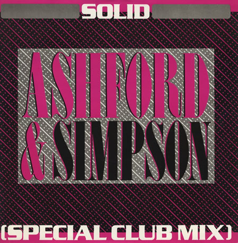 Ashford & Simpson Solid UK 12" vinyl single (12 inch record / Maxi-single) 12CL345