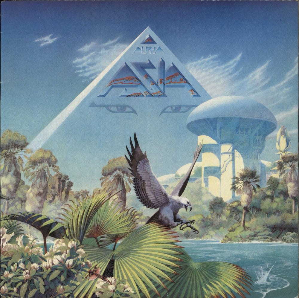 Asia Alpha - Promo Stamped UK Promo vinyl LP album (LP record) GEF25508