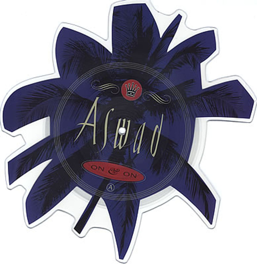 Aswad On & On UK shaped picture disc (picture disc vinyl record) MNGP708