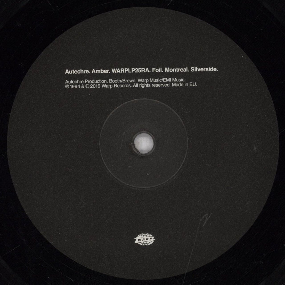 Autechre Amber UK 2-LP vinyl record set (Double LP Album) ACH2LAM847841