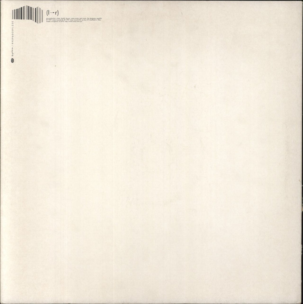 Autechre Cichlisuite UK 12" vinyl single (12 inch record / Maxi-single) 5021603096066