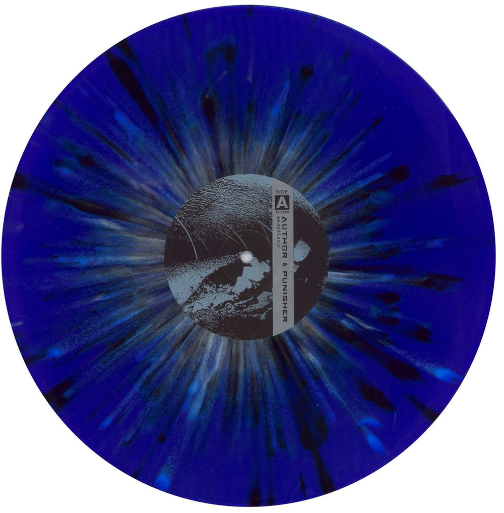 Author & Punisher Beastland - Royal Blue With Metallic Silver, Black And White Splatter Vinyl US vinyl LP album (LP record) 7WSLPBE838424