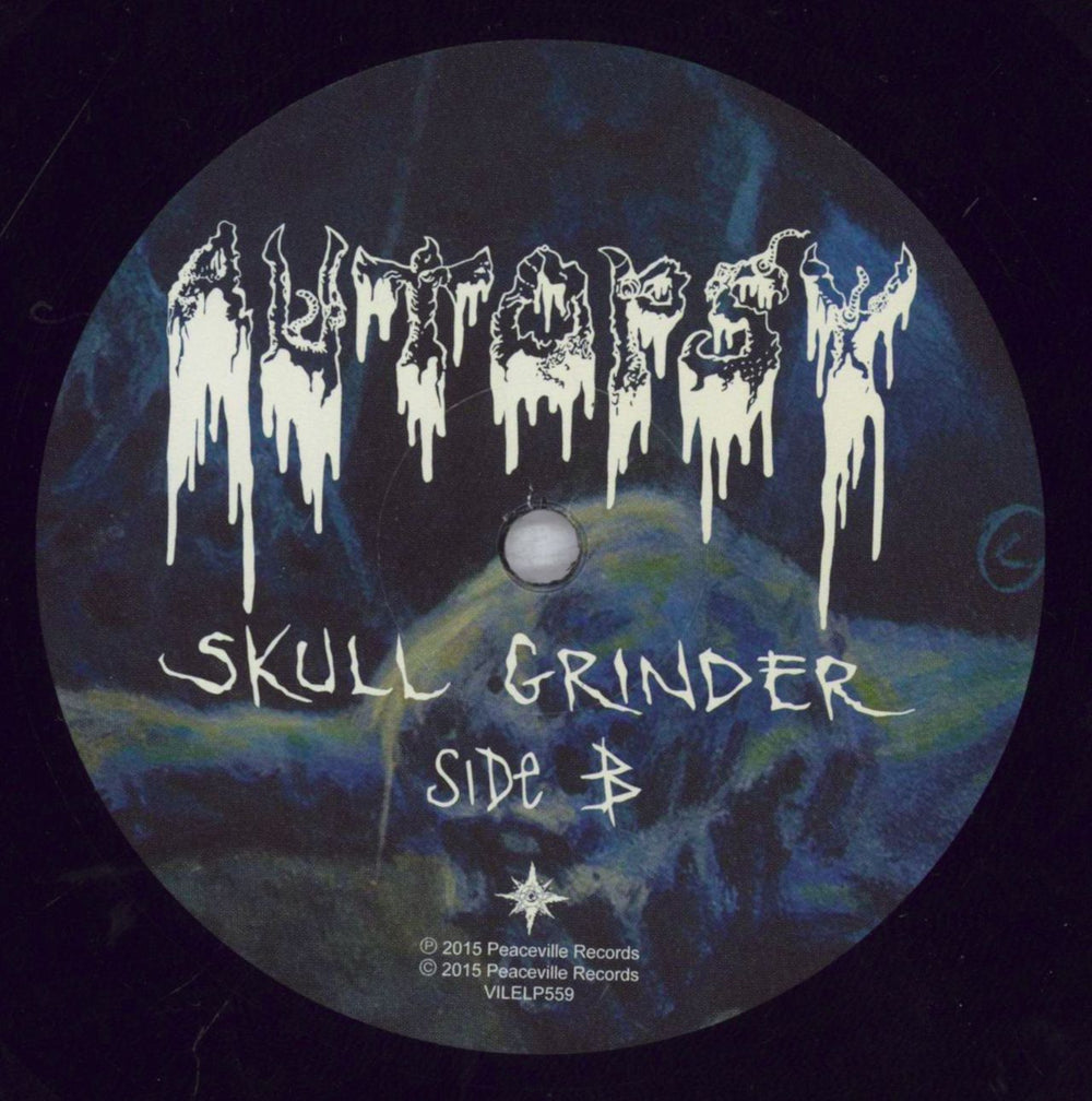 Autopsy Skull Grinder - 180g UK vinyl LP album (LP record) A6SLPSK833098