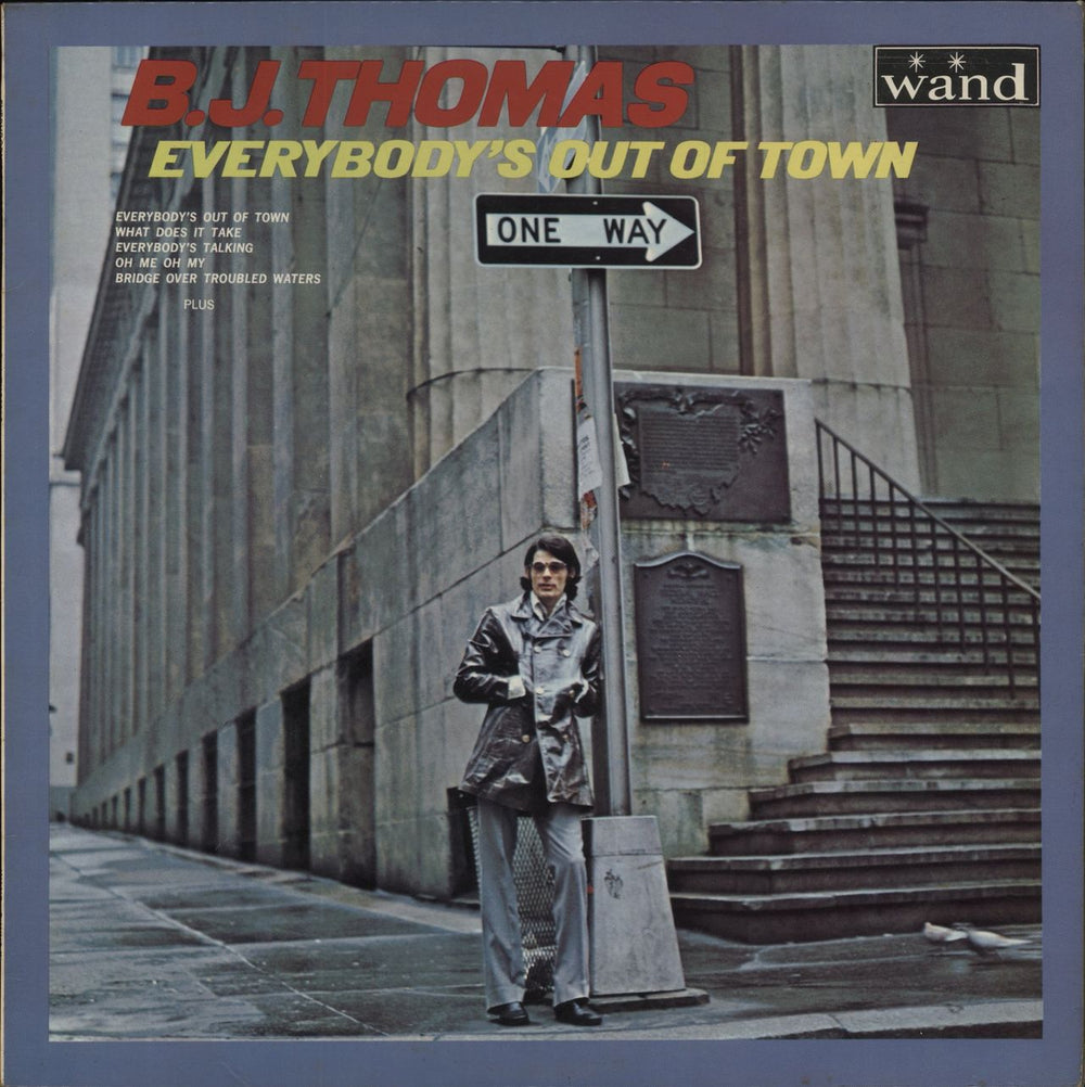B.J. Thomas Everybody's Out Of Town UK vinyl LP album (LP record) WNS7