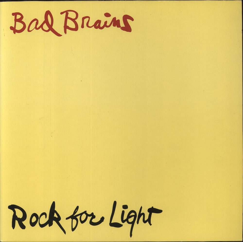 Bad Brains Rock For Light German vinyl LP album (LP record) LILP4.00113J