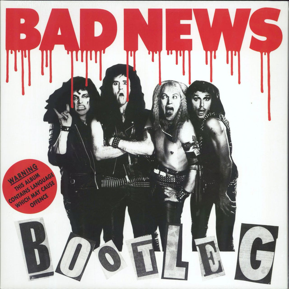 Bad News Bootleg - Clear - Sealed UK vinyl LP album (LP record) BOBV672LP