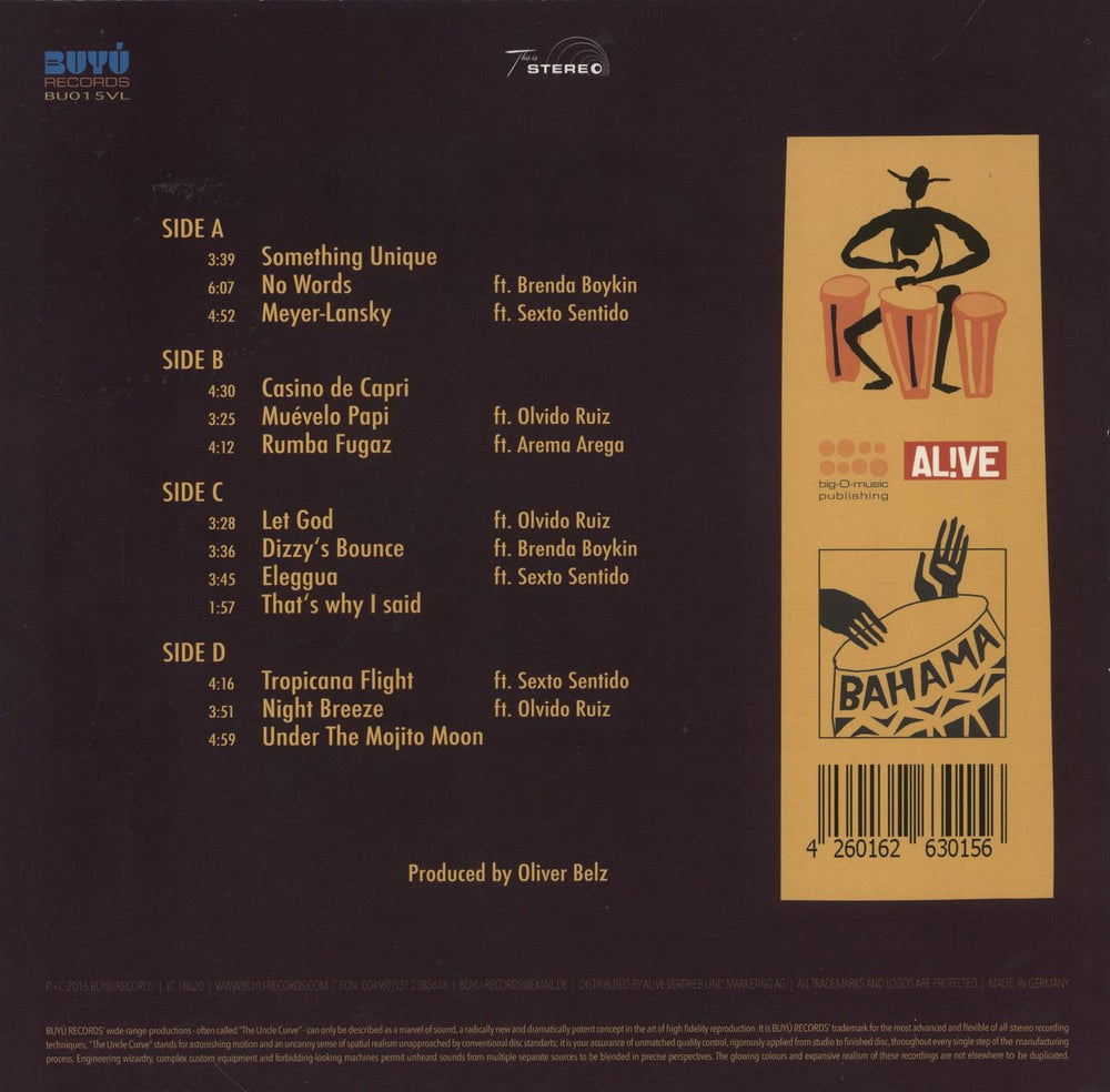 Bahamas Soul Club Havana '58 German 2-LP vinyl record set (Double LP Album) 803341505360