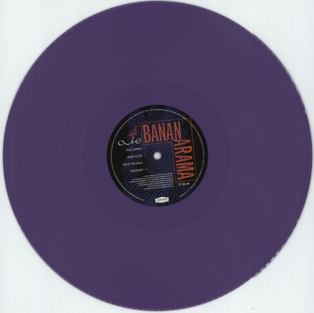 Bananarama Bananarama - Purple Vinyl + CD - Shrink UK vinyl LP album (LP record) BANLPBA871328