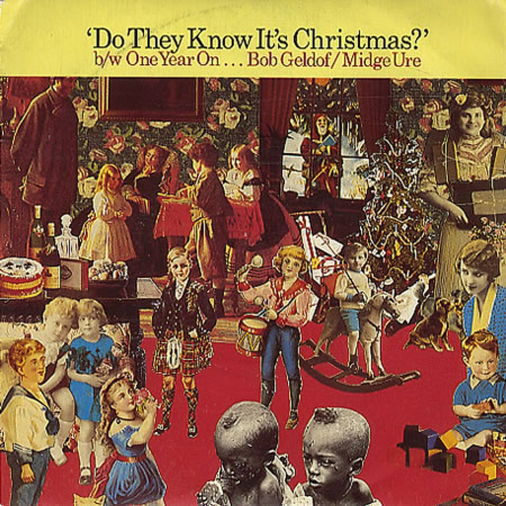 Band Aid Do They Know It's Christmas? - 3rd French 7" vinyl single (7 inch record / 45) FEED1