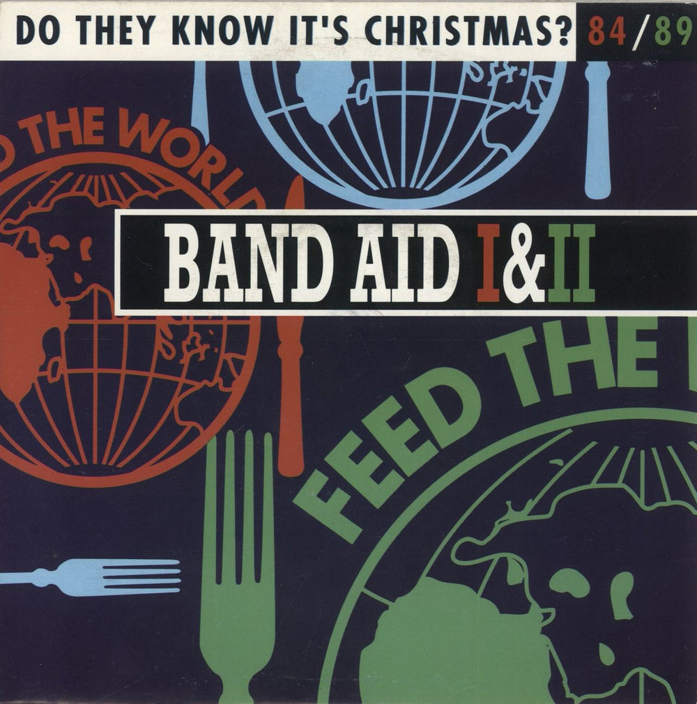 Band Aid Do They Know It's Christmas 84/89 UK 7" vinyl single (7 inch record / 45) FEED3