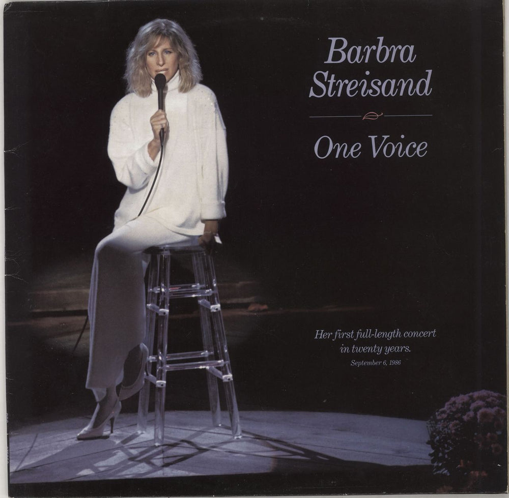 Barbra Streisand One Voice UK vinyl LP album (LP record) 4508911