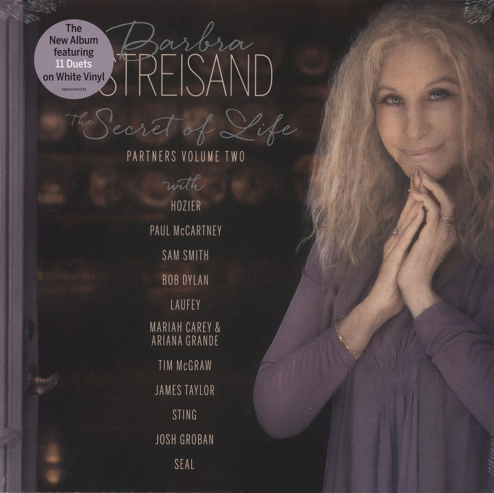 Barbra Streisand The Secret Of Life: Partners, Volume Two - White Vinyl - Sealed UK vinyl LP album (LP record) 19802941231
