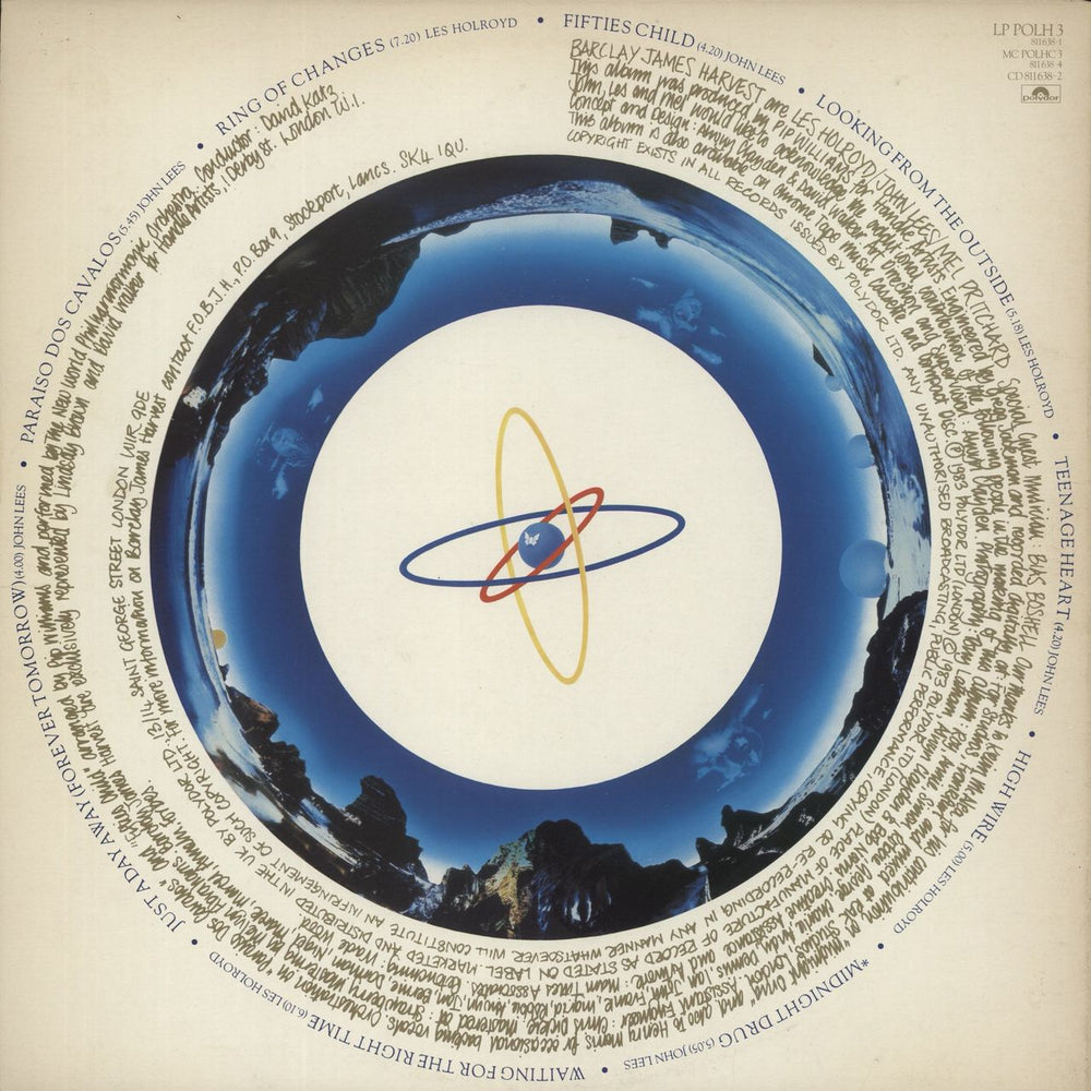 Barclay James Harvest Ring Of Changes UK vinyl LP album (LP record)