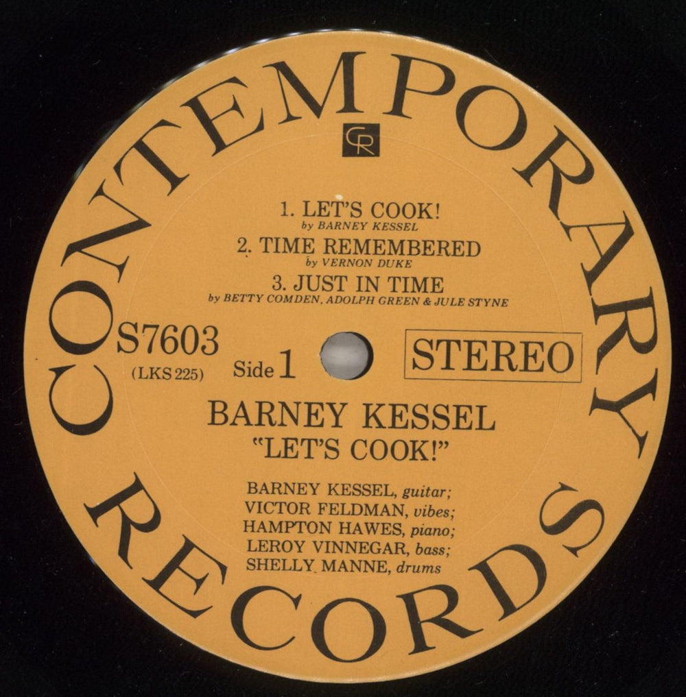 Barney Kessel Let's Cook! US vinyl LP album (LP record) BC0LPLE599592