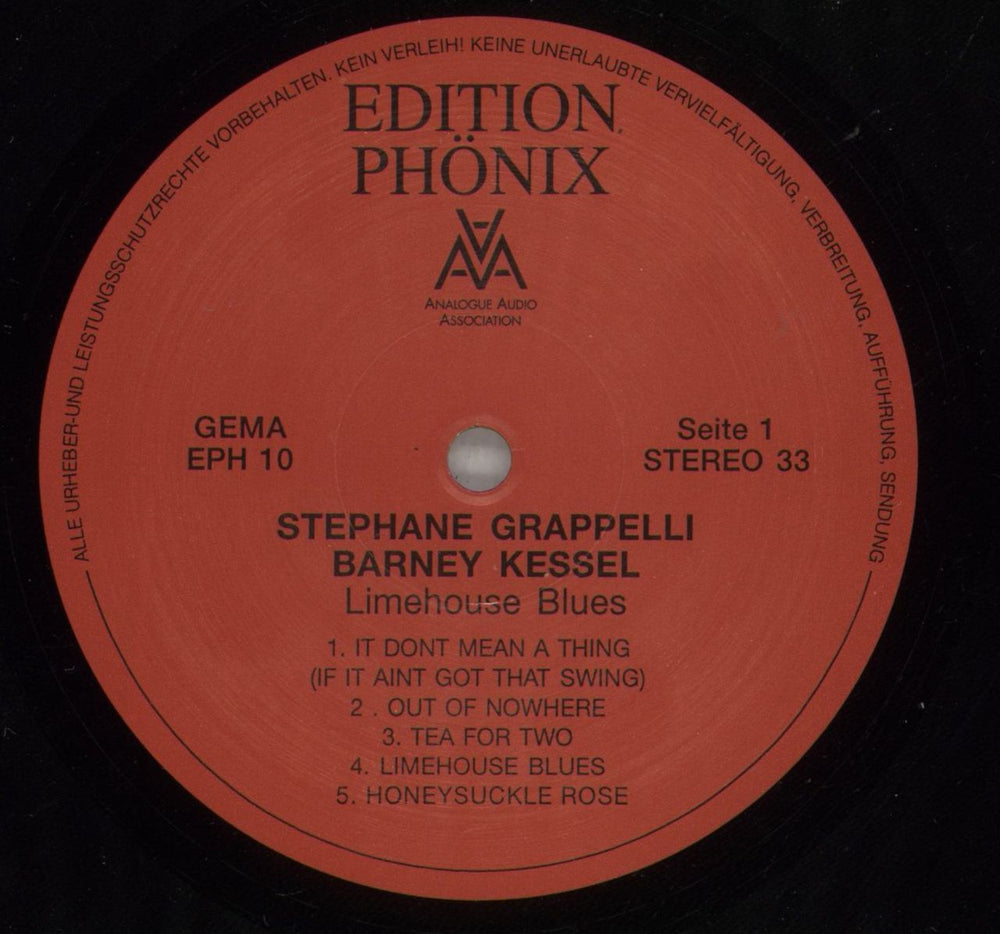 Barney Kessel Limehouse Blues - 180gram German vinyl LP album (LP record) BC0LPLI874670