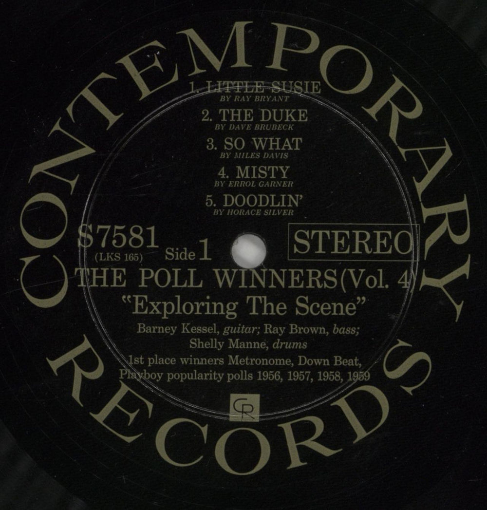Barney Kessel The Poll Winners: Exploring The Scene - 1st US vinyl LP album (LP record) S7581