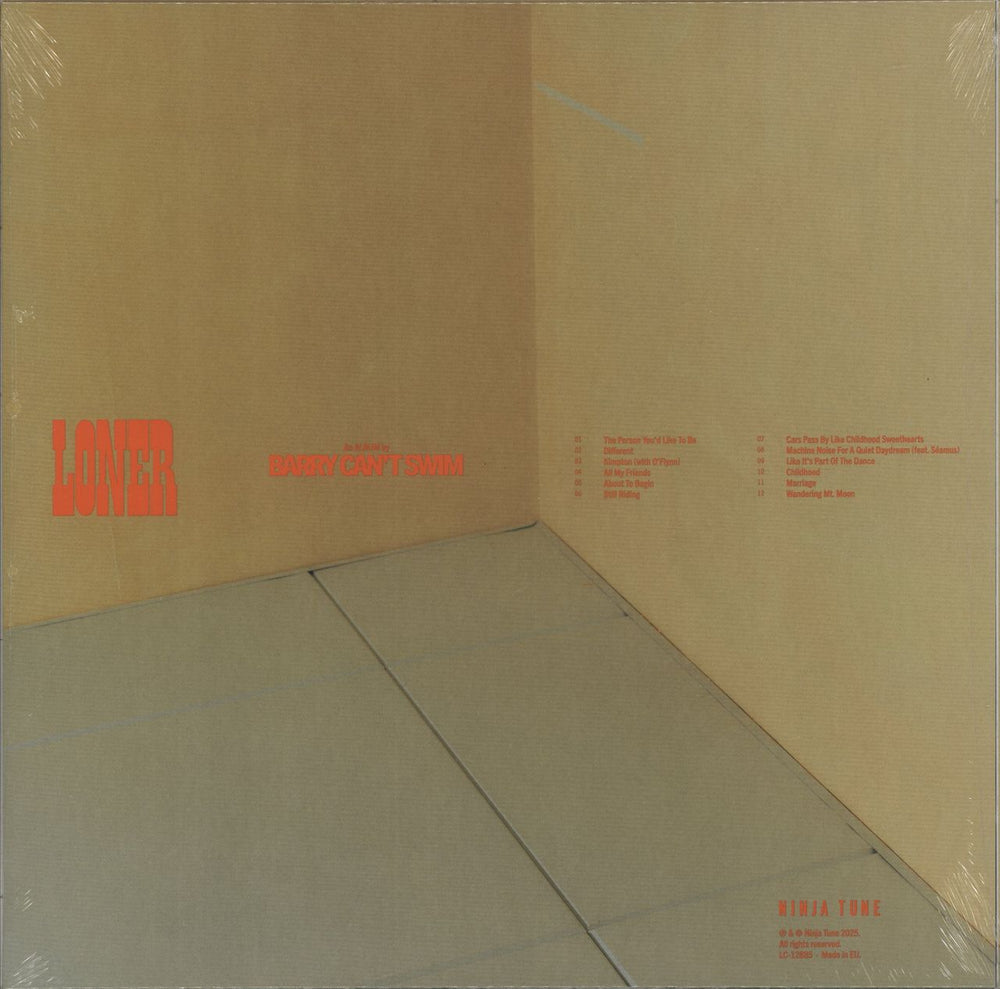 Barry Can't Swim Loner - Gold & Red Ink Spot Vinyl - Sealed UK vinyl LP album (LP record) 5054429203110