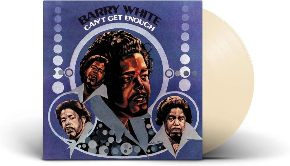 Barry White Can't Get Enough - Creamy White Vinyl - Sealed UK vinyl LP album (LP record) 0602567410614