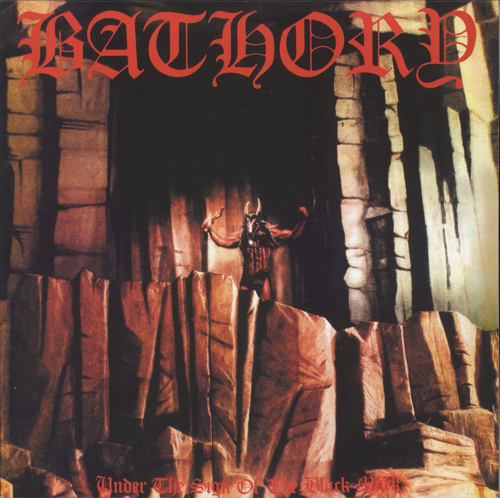 Bathory Under The Sign Of The Black Mark Swedish vinyl LP album (LP record) BMLP666-3